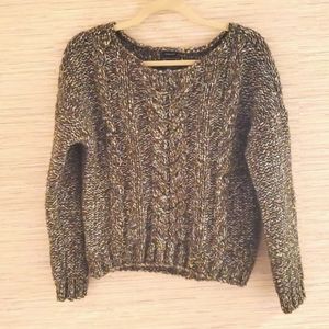 Abercrombie chunky knit sweater